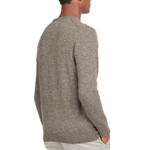 Barbour Pullover Maglia Uomo Essential Tisbury Fog A24 - BARBOURMKN0844 - GY78 - M - Francavilla Moda